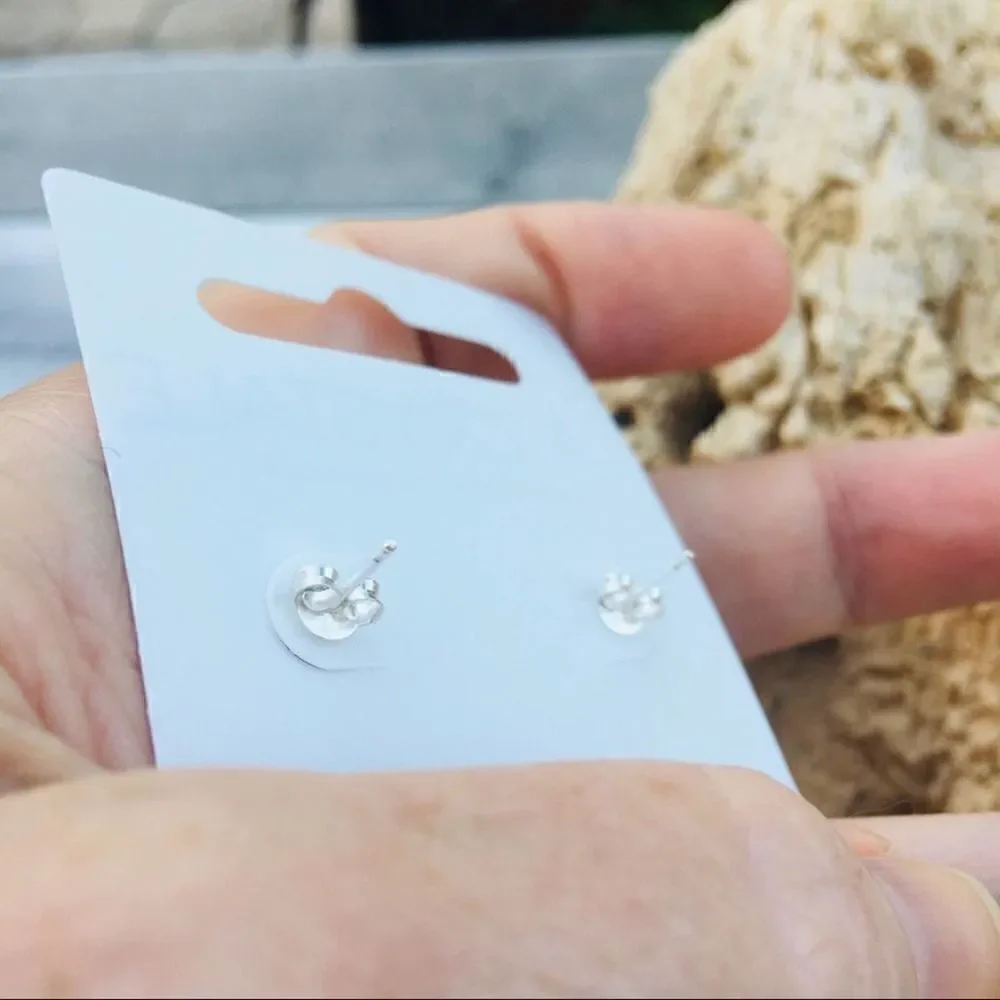 Girls Swarovski Crystal Swan Earrings